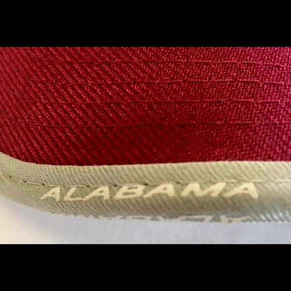 Alabama Football Adjustable Cap Hat Red Gray SEC - Picture 4 of 8